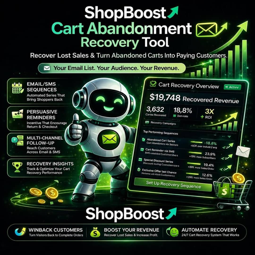 Cart Abandonment Recovery Plugin Tool